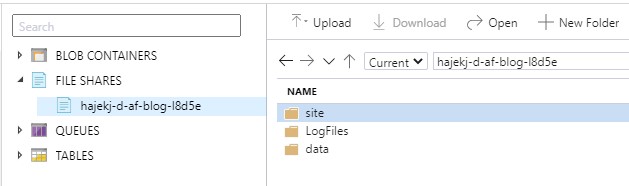 Azure Functions Storage